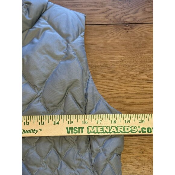 Eddie Bauer Size Medium Premium Goose Down Quilted Puffer‎ Vest Preppy Womens - Picture 6 of 16